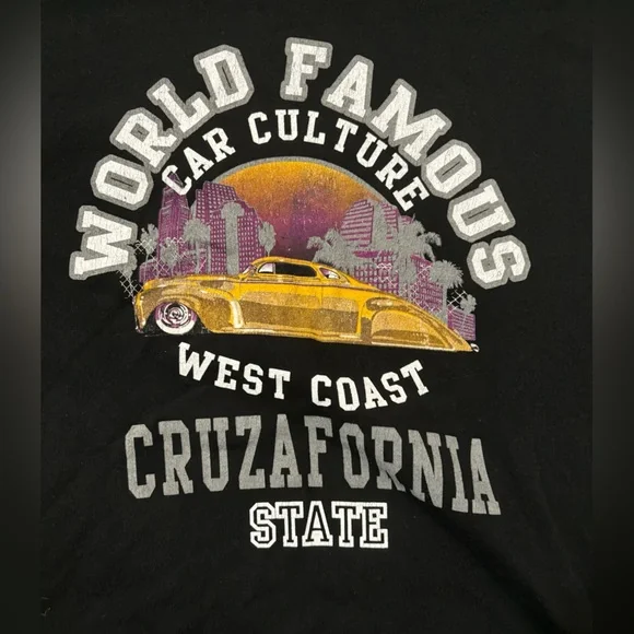 Black Graphic Tee Forever21 Size Medium - Picture 4 of 4